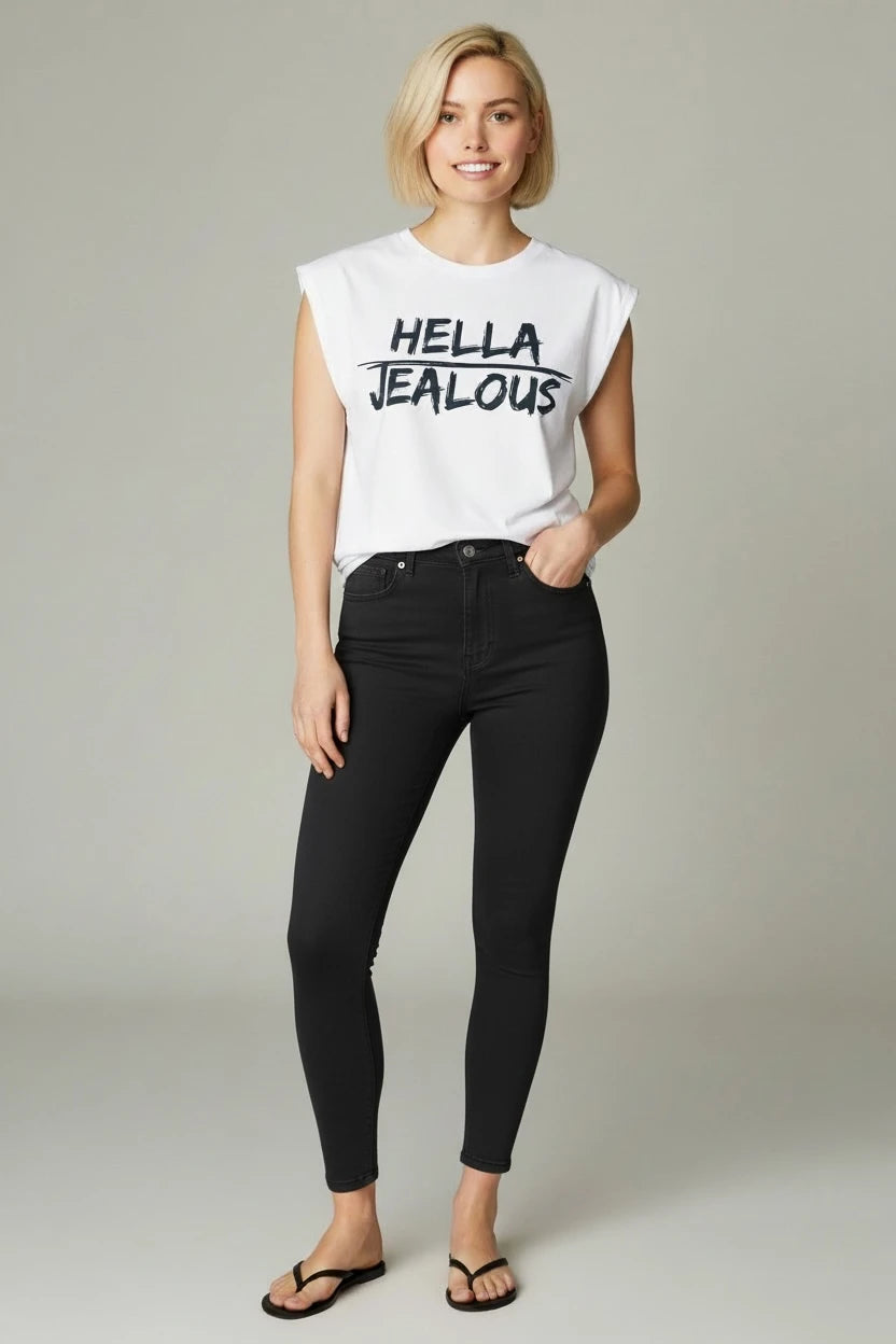 Jealous Tee women's lib HELLA JEALOUS t-shirt design from JealousTee
