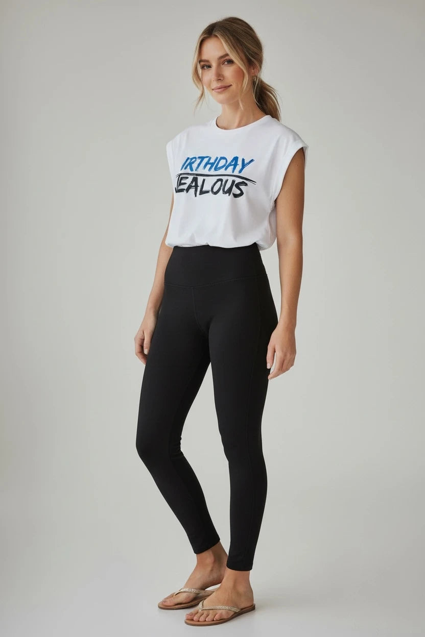 Jealous Tee birthday earthday t-shirt with IRTHDAY JEALOUS text