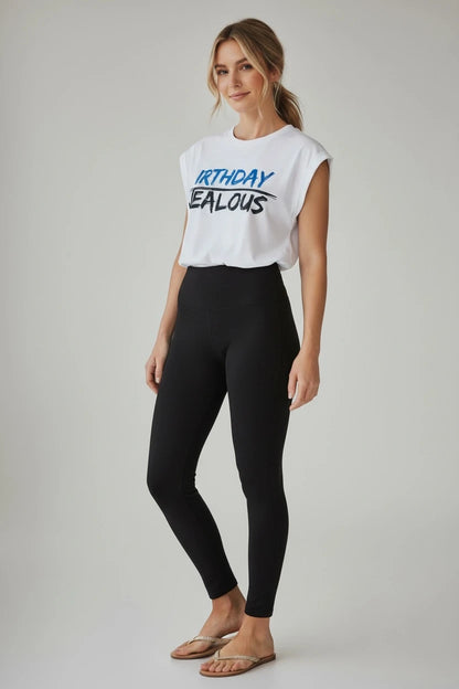 Jealous Tee birthday earthday t-shirt with IRTHDAY JEALOUS text